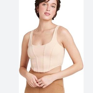 Wild Fable Cream Crop Top